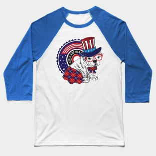 Funny dog hello America Baseball T-Shirt